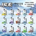 ICE Freeze 10000口拋棄式電子煙 | 可調涼度 · 一次性大容量 · 多種口味現貨