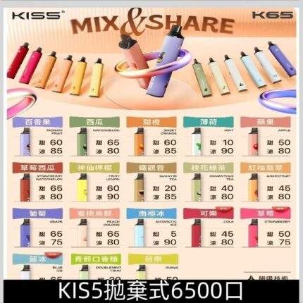 KIS5 6500口拋棄式電子煙