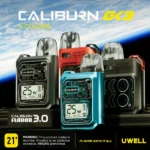 Uwell Caliburn GK3 註油式電子煙主機咖哩棒 | LCD數位螢幕 | 900mAh大電量