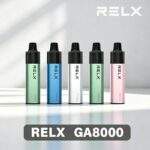 RELX GA8000 拋棄式電子煙｜悅刻一次性8000口 · 多口味現貨 · 大容量免充電